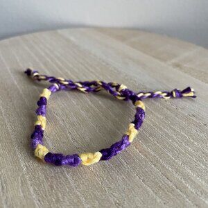 Joyce Bracelet, anklet, trendy, comfortable, tie, embroidery thread, woven, gift